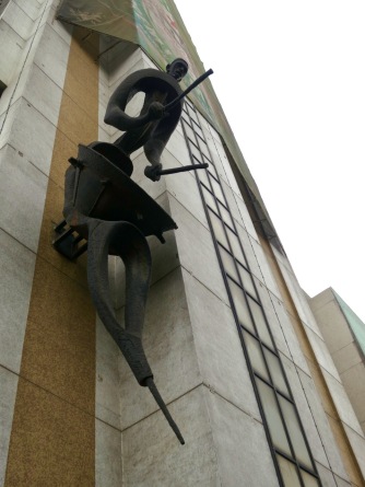 NTA building , statue by Ben Enwonwu 1978